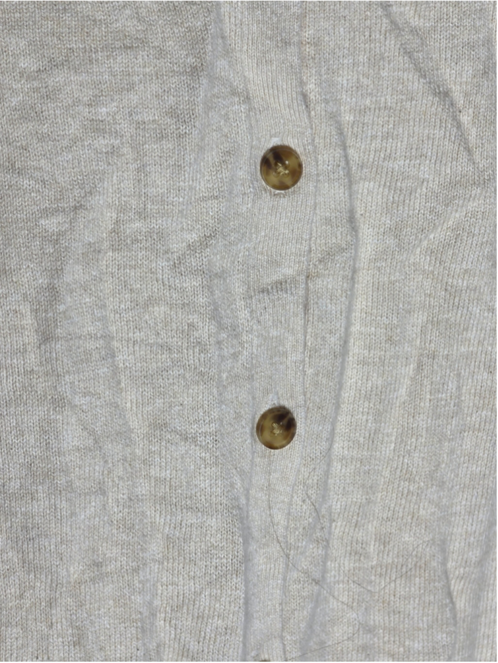 Women's Gap Cardigan Sweater Size M Beige cottagecore cozy fall button-down - Picture 4 of 5